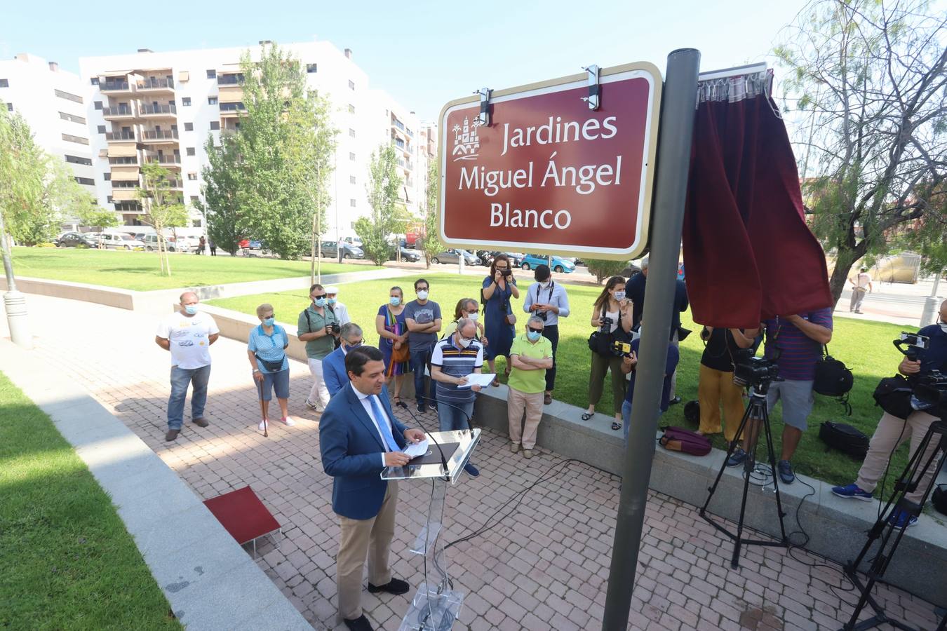 El homenaje a Miguel Ángel Blanco en Córdoba, en imágenes