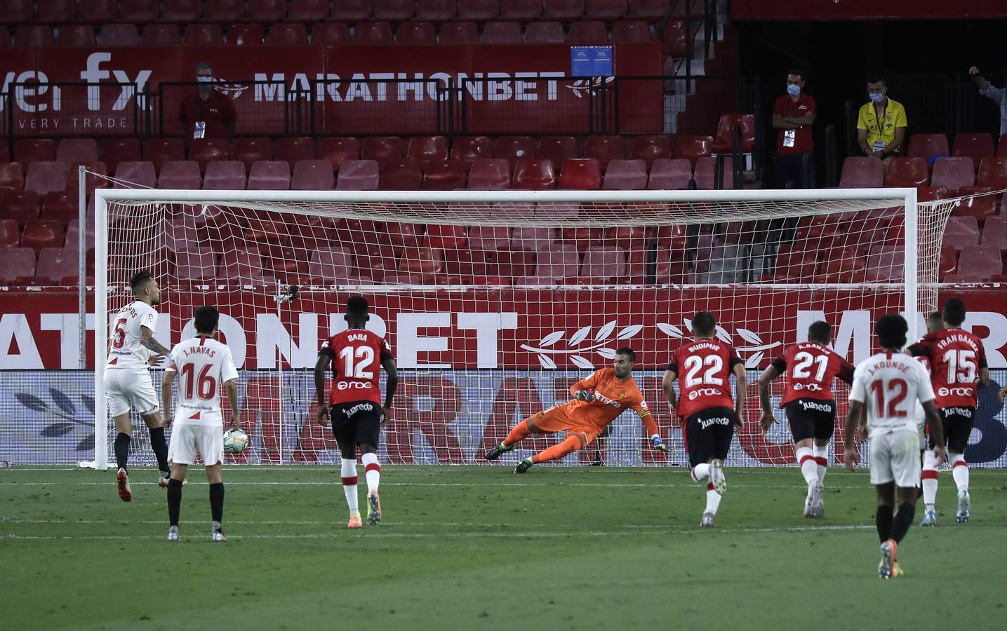 En imágenes, el encuentro entre el Sevilla FC y el Mallorca en el Sánchez Pizjuán