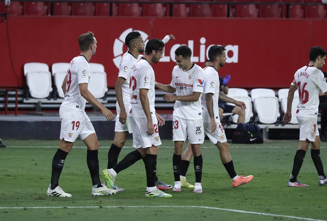 En imágenes, el encuentro entre el Sevilla FC y el Mallorca en el Sánchez Pizjuán