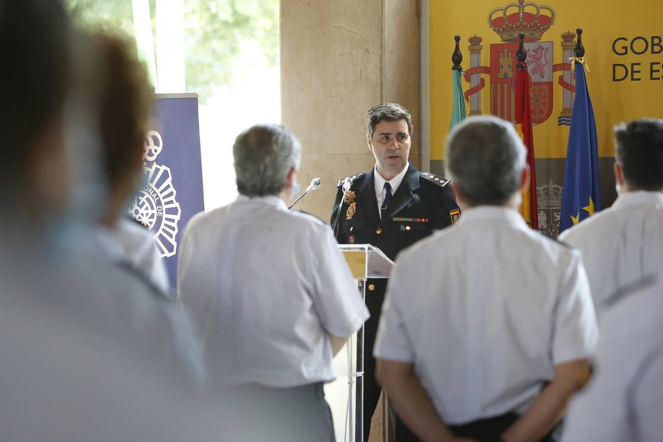 La toma de posesión del nuevo comisario jefe de la Policía Nacional en Córdoba, en imágenes