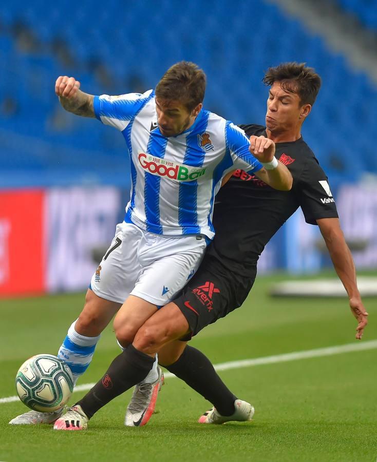 En Imágenes, el encuentro entre la Real Sociedad y el Sevilla FC