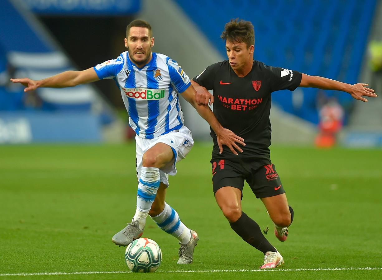 En Imágenes, el encuentro entre la Real Sociedad y el Sevilla FC