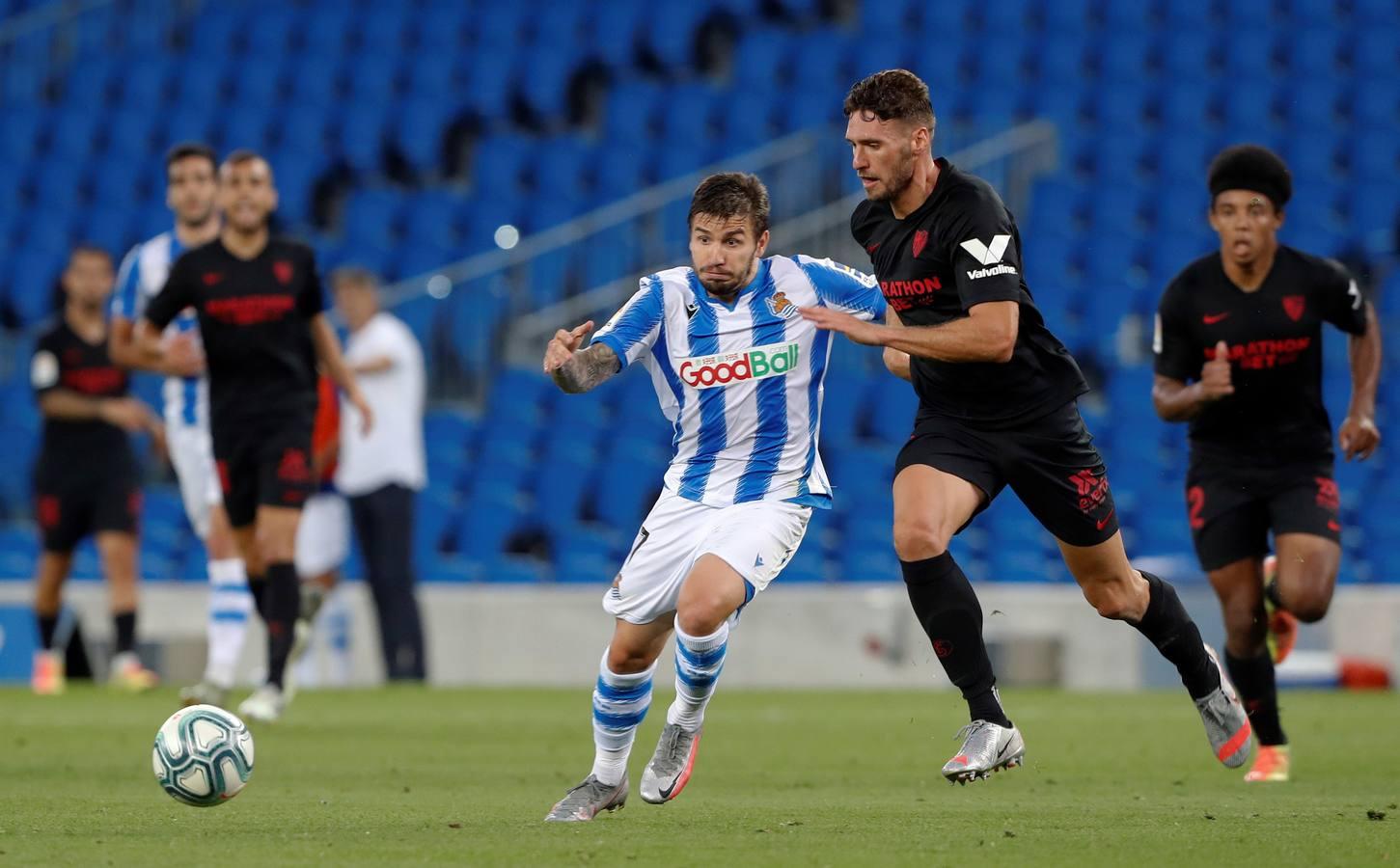 En Imágenes, el encuentro entre la Real Sociedad y el Sevilla FC