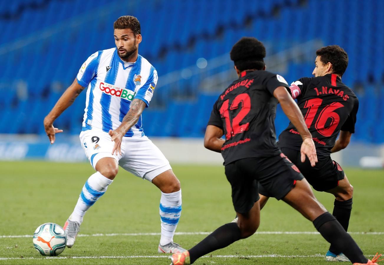 En Imágenes, el encuentro entre la Real Sociedad y el Sevilla FC