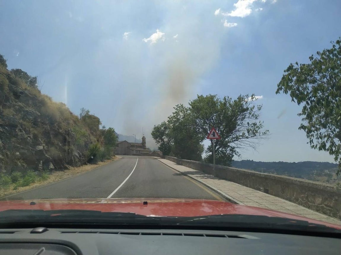 El incendio del Valle, en imágenes
