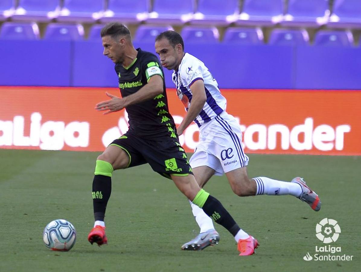 Las mejores imágenes del encuentro entre el Real Valladolid y el Real Betis Balompié