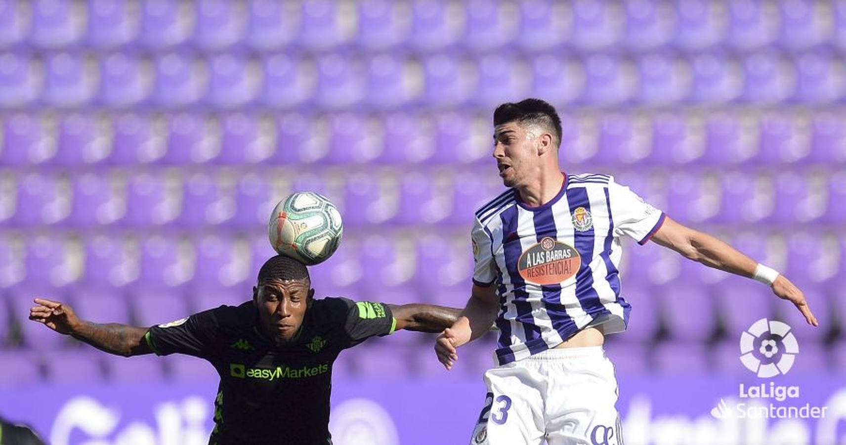 Las mejores imágenes del encuentro entre el Real Valladolid y el Real Betis Balompié