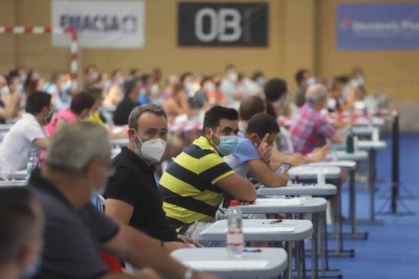 En imágenes, las oposiciones a peón de limpieza de Sadeco con más de cinco mil aspirantes