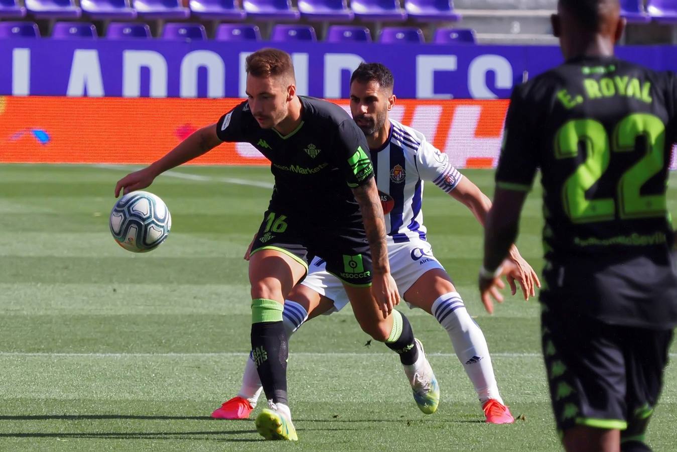 Las mejores imágenes del encuentro entre el Real Valladolid y el Real Betis Balompié