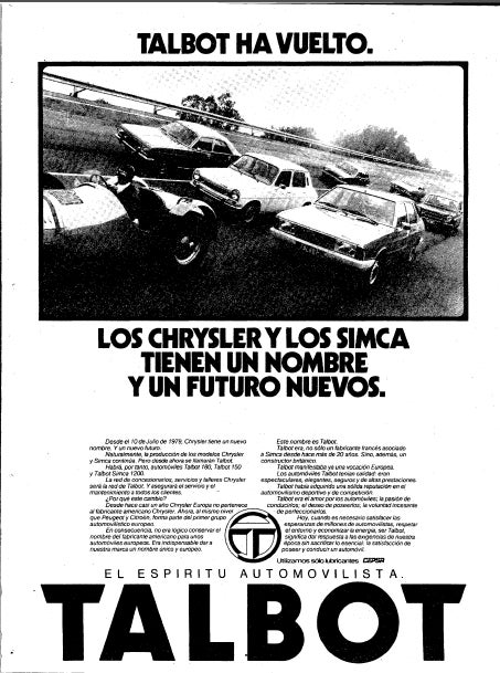 Fotogalerías: Los Talbot que circulaban por España hace 40 años