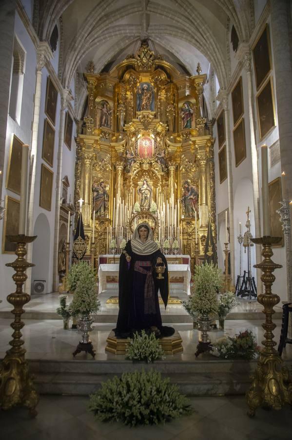 Las imágenes del acto de veneración de Santa Marta