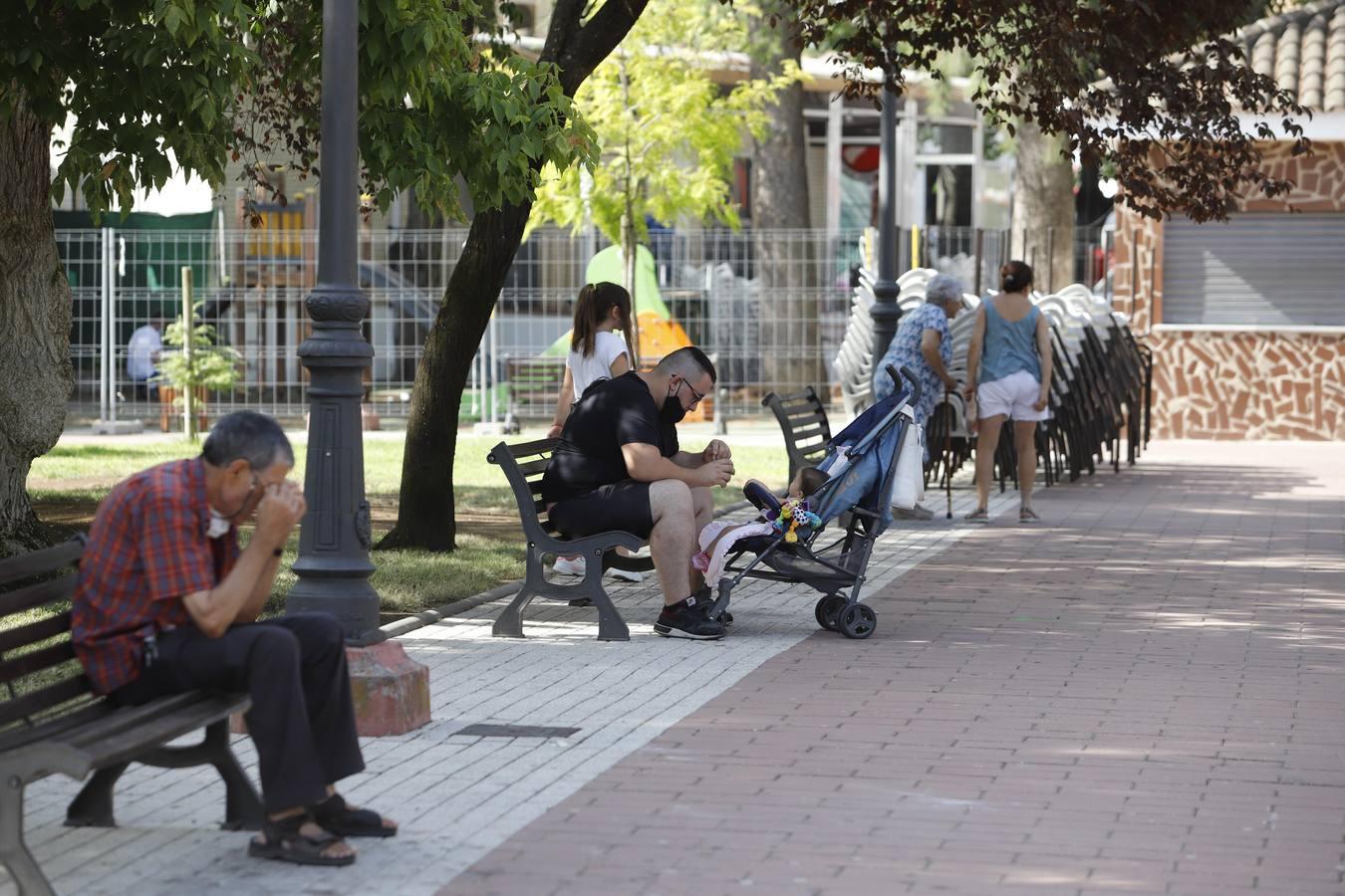 La ola de calor de Montoro, en imágenes