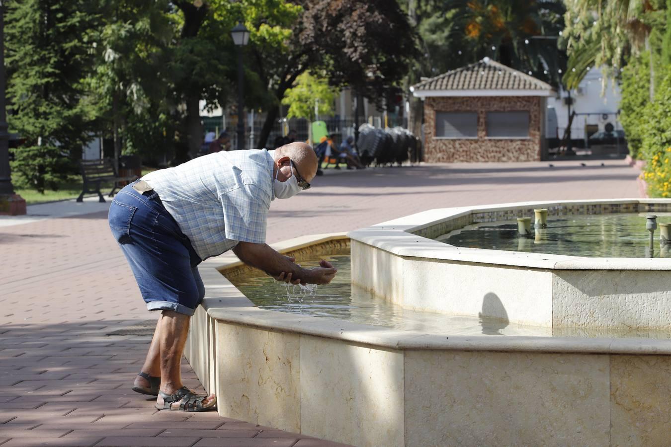 La ola de calor de Montoro, en imágenes