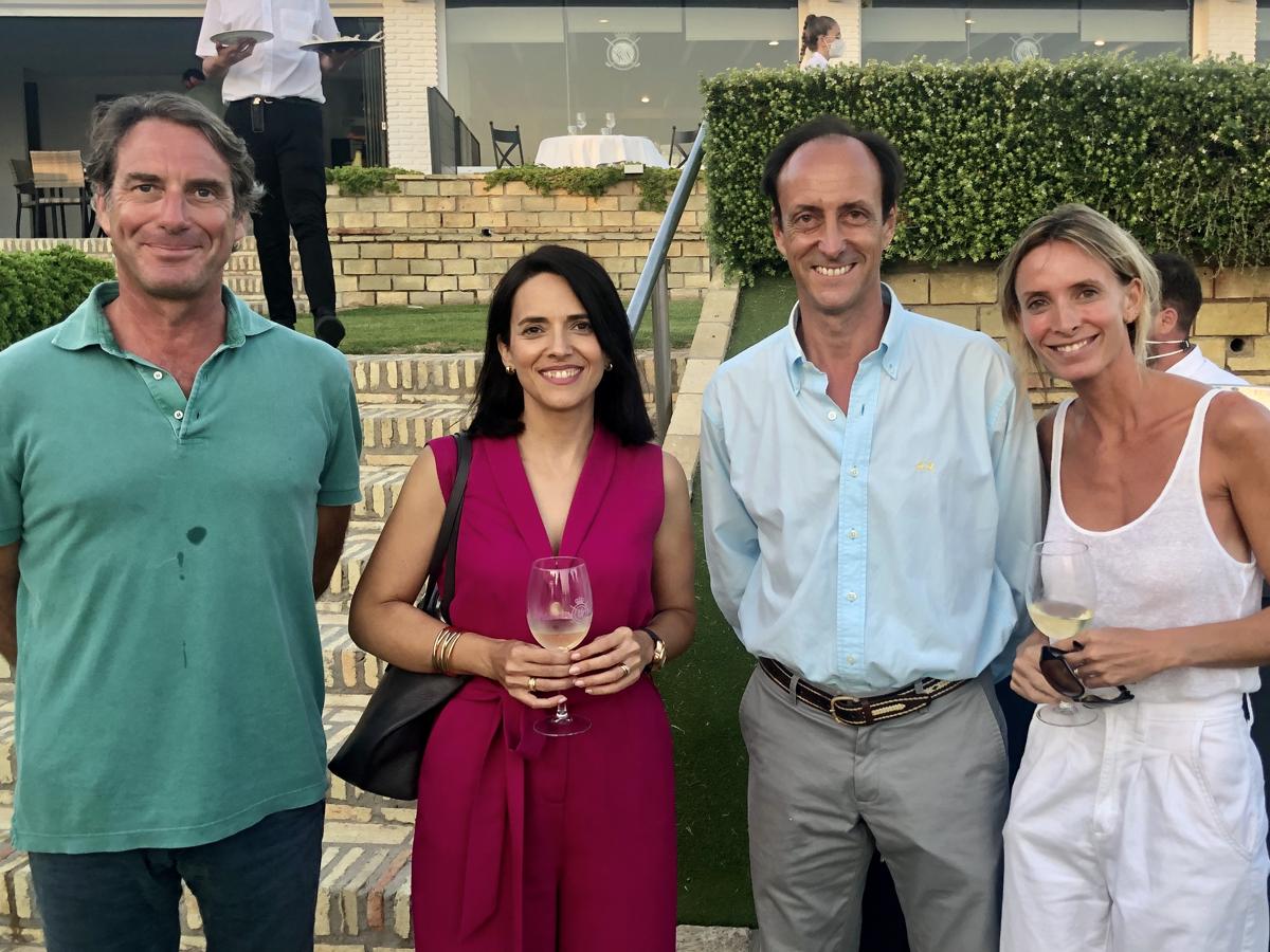 Ernesto Sarrión, Ainhoa Uribe, Juan Manuel Martín-Hidalgo y María Lapiedra. 