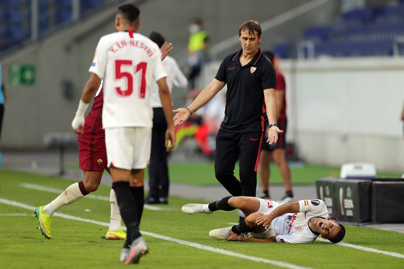 Las mejores imágenes del Sevilla FC - AS Roma de octavos de final