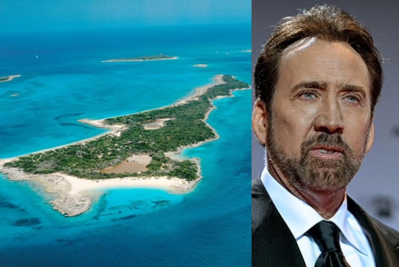 Nicolas Cage. El conocido actor tiene su isla muy cerca de la de Johnny Depp, porque al final este tipo de compras queda entre amigos famosos. Fue uno de los pioneros en esta moda de adquirir una isla privada, y tal fue la ganga que la isla le salió por cerca de 2 millones de euros. La isla forma parte del archipiélago de Exuma, un conjunto de 365 islas situadas al sur de las Bahamas.