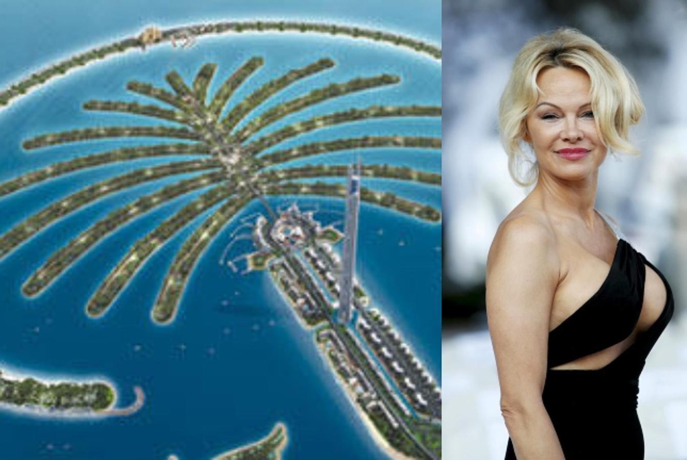 Pamela Anderson. La actriz se encontró con una isla en la costa de Dubai como regalo de su por aquel entonces pareja. Ahora, todo apunta a que ambos la comparten, aunque apenas tengan relación.