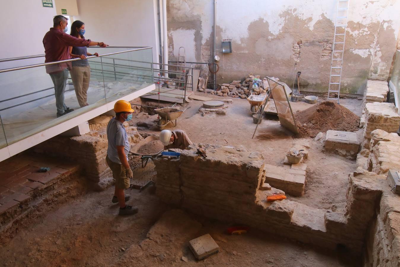 Las obras de rehabilitación de la Sinagoga, en imágenes