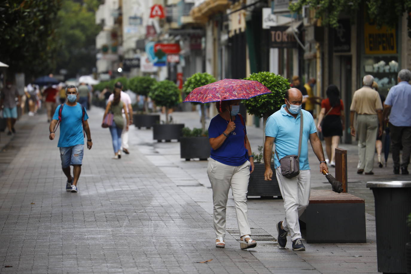 El lluvioso lunes en Córdoba, en imágenes