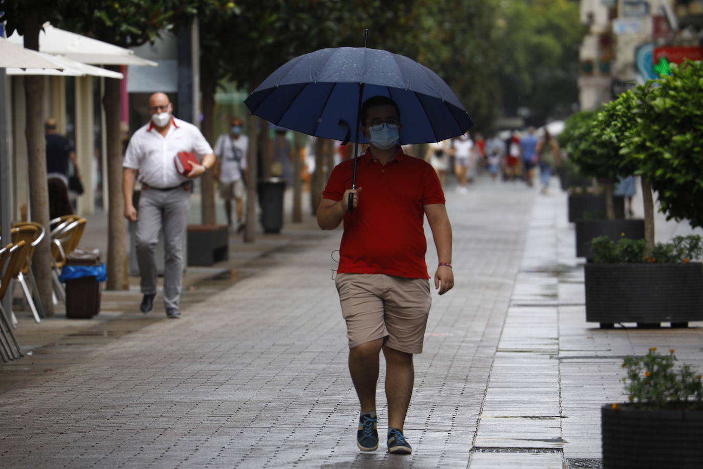 El lluvioso lunes en Córdoba, en imágenes