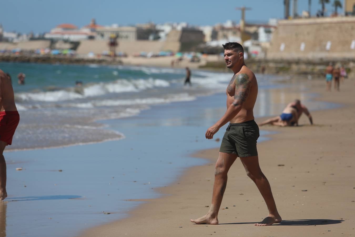 Fotos: La modélica imágen de las playas de Cádiz