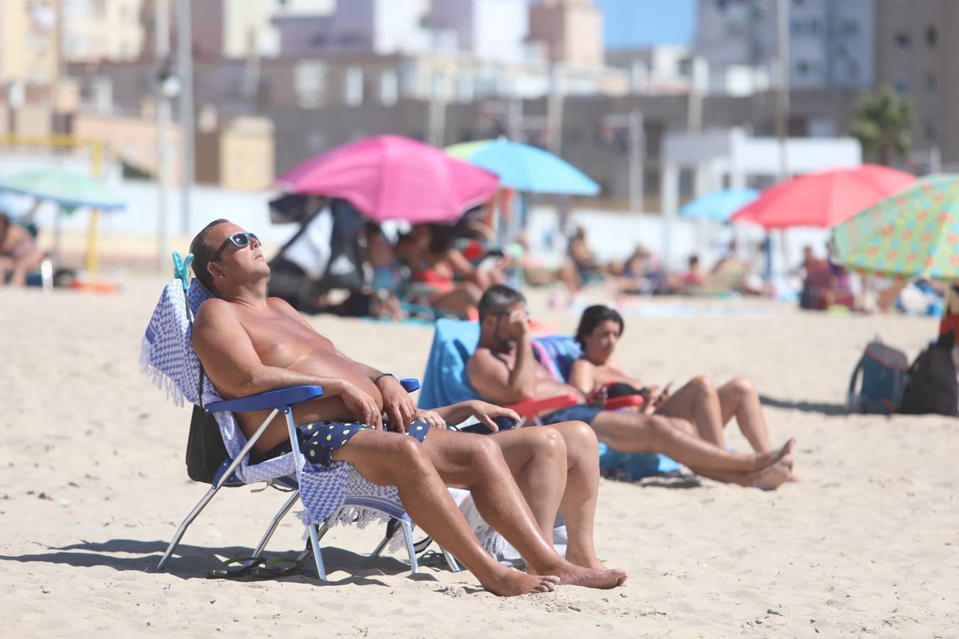 Fotos: La modélica imágen de las playas de Cádiz