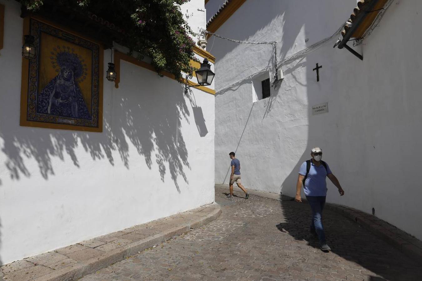 La plaza de Capuchinos en estado previo de remodelación, en imágenes: