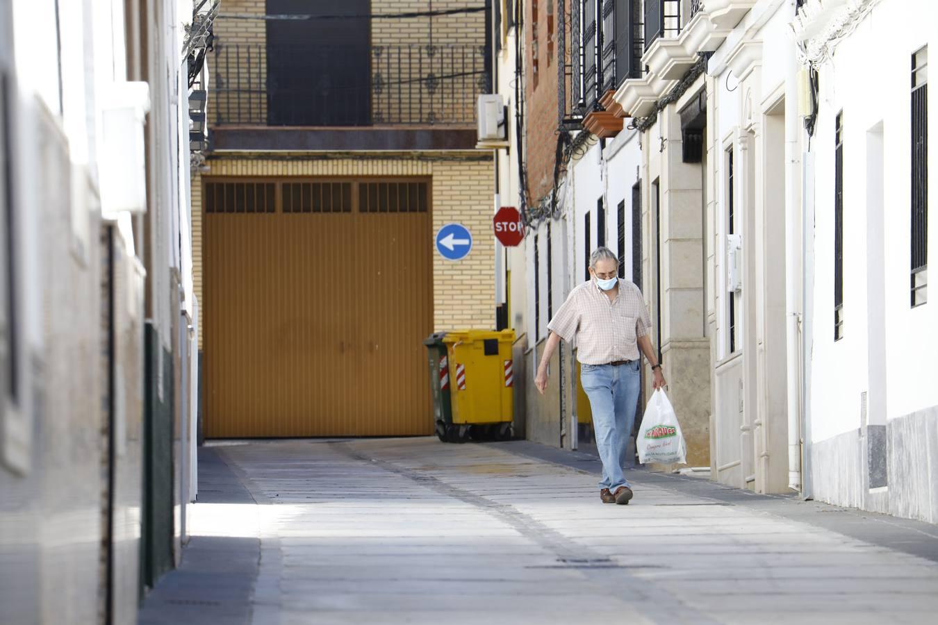 El «confinamiento» de Montalbán, en imágenes