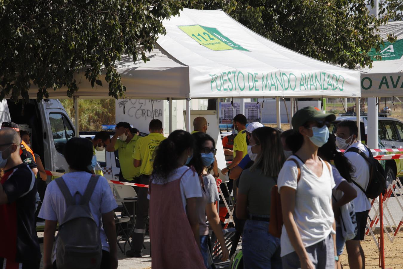 La búsqueda del anciano desaparecido en Córdoba, en imágenes