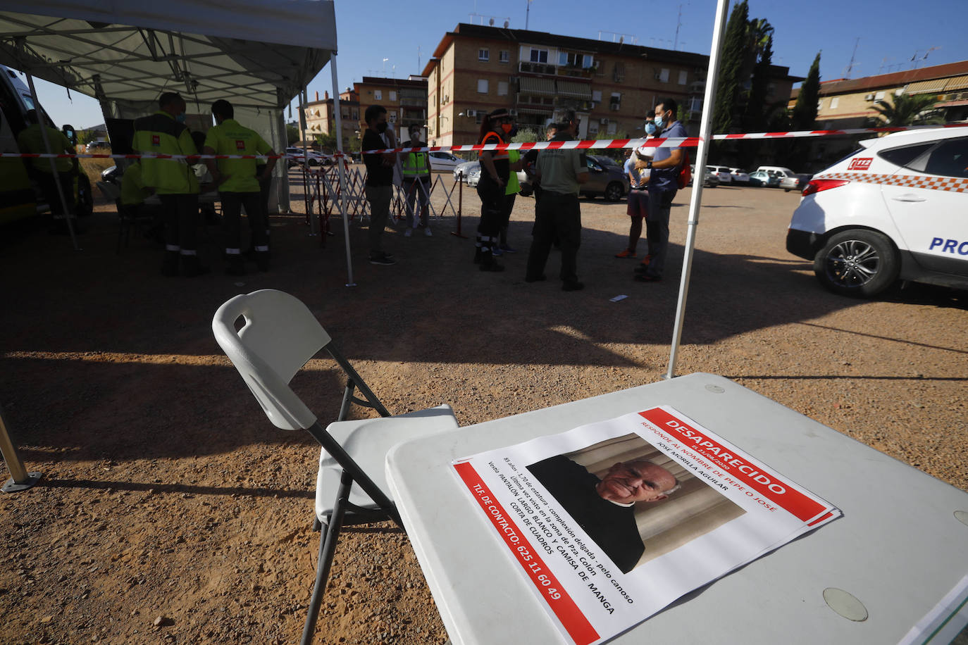 La búsqueda del hombre de 85 años desaparecido en Córdoba, en imágenes