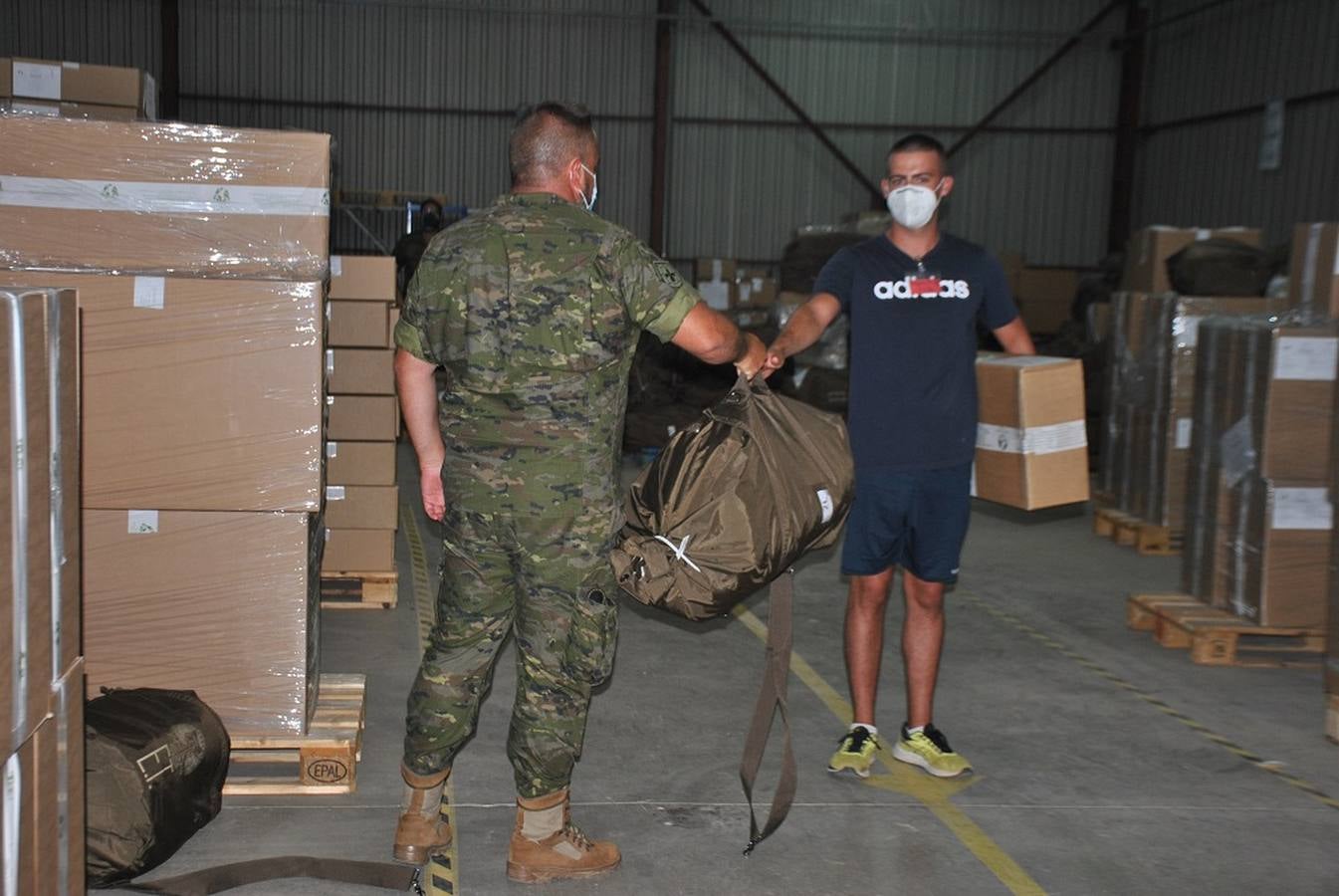 FOTOS: Más de 420 aspirantes a militares se incorporan a Camposoto en un ciclo marcado por el Covid-19