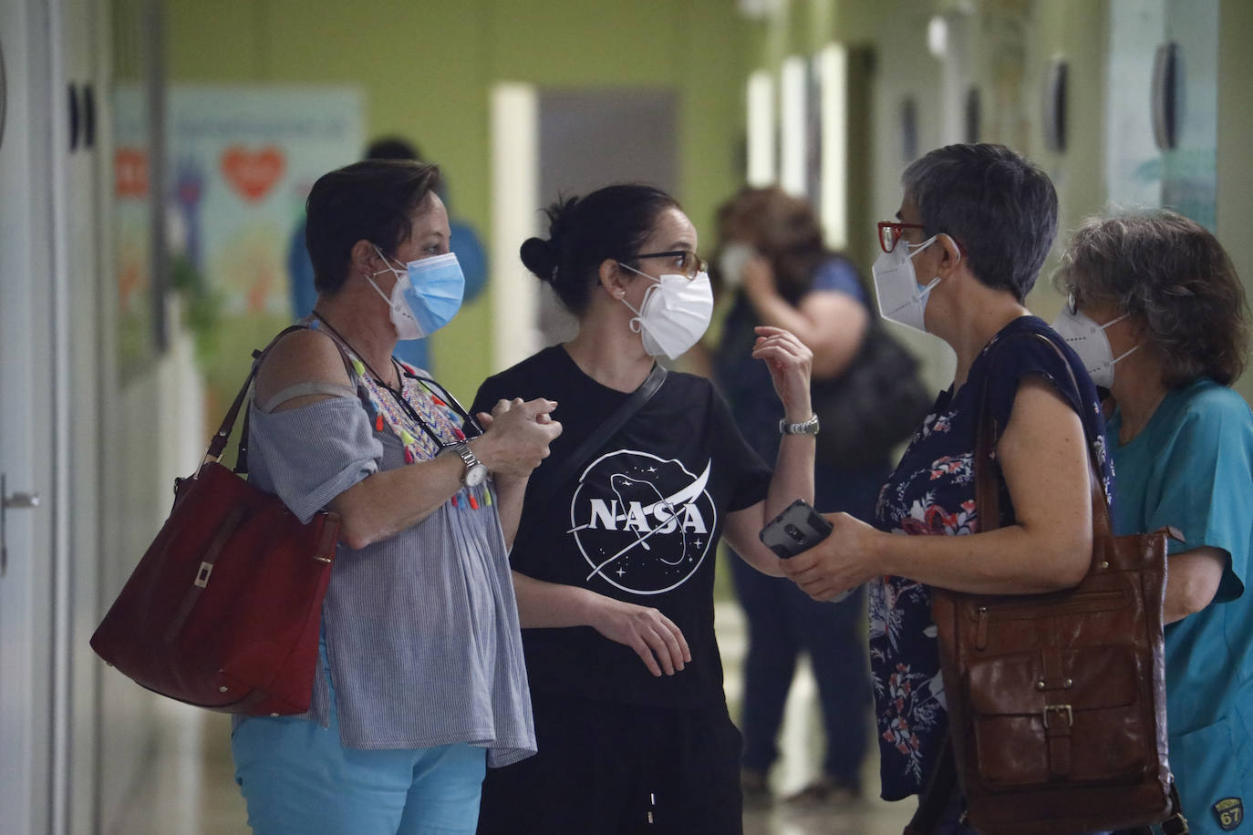 Las pruebas de Covid a los trabajadores de la enseñanza de Córdoba, en imágenes