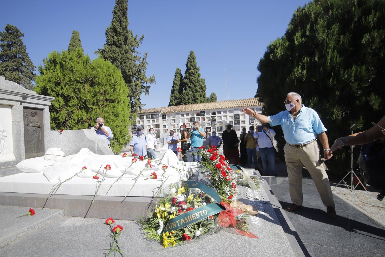 El recuerdo a Manolete en Córdoba en el aniversario de su muerte, en imágenes