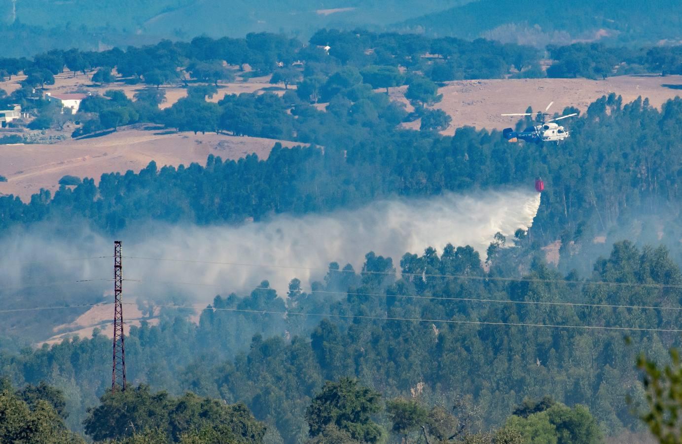 Voraz incendio en la Sierra de Huelva