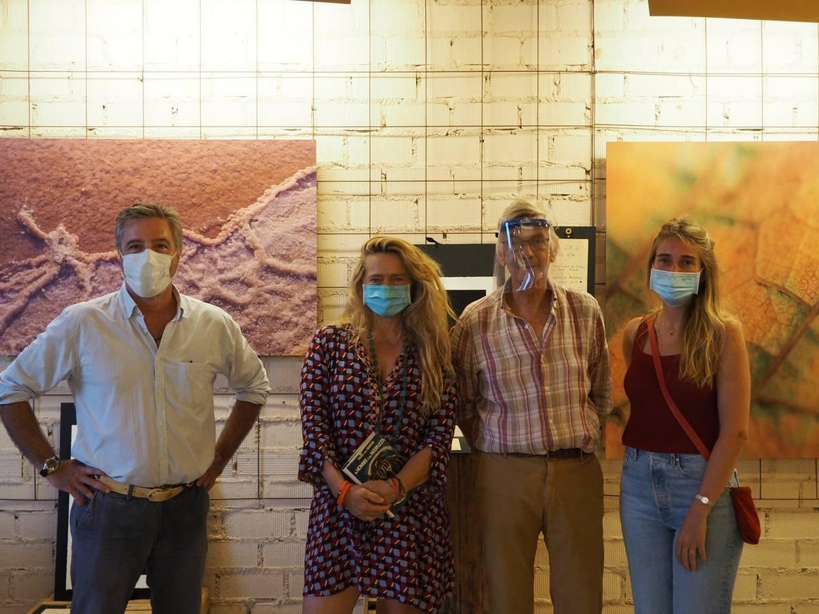 Luis Gómez, Sol de la Quadra, Johnnie Domínguez y Adriana Floistad.. 