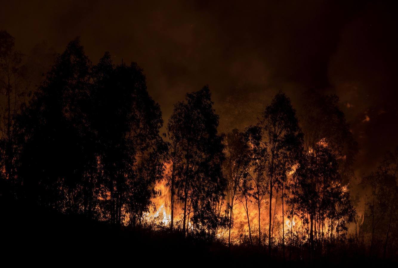 Incendio en la Sierra de Huelva: en imágenes, el día después de un fuego devastador