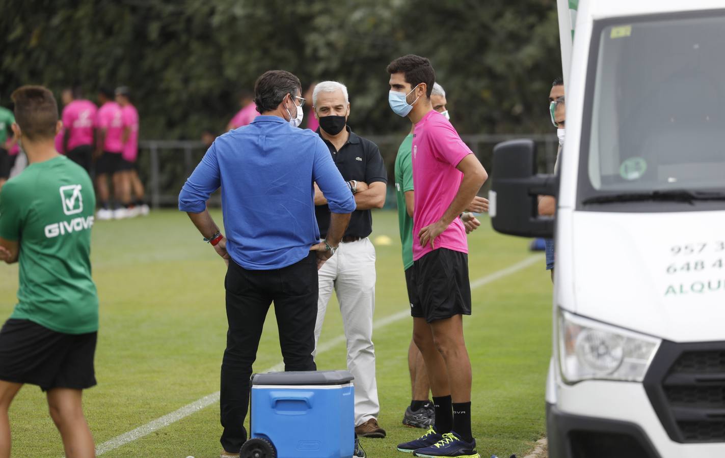 La vuelta de Bernardo Cruz al Córdoba CF y la incorporación de Ortiz, en imágenes