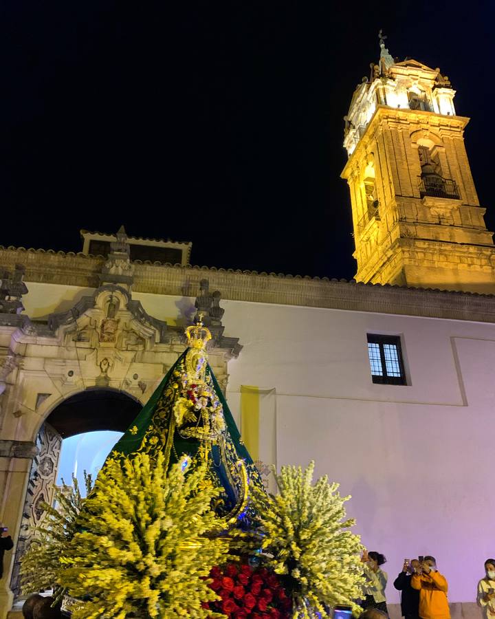 La «Bajá» de la Virgen de la Sierra de Cabra, en imágenes