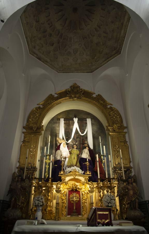 La capilla de la Quinta Angustia sin el Señor del Descendimiento