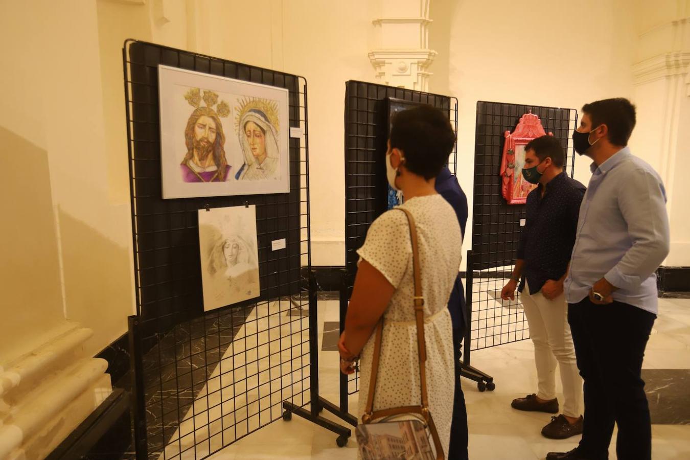 La exposición «Subasta de Bondad», a favor de Cáritas, en imágenes