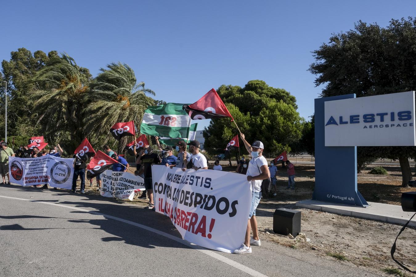 FOTOS: Pinchazo de la huelga del metal en la Bahía de Cádiz