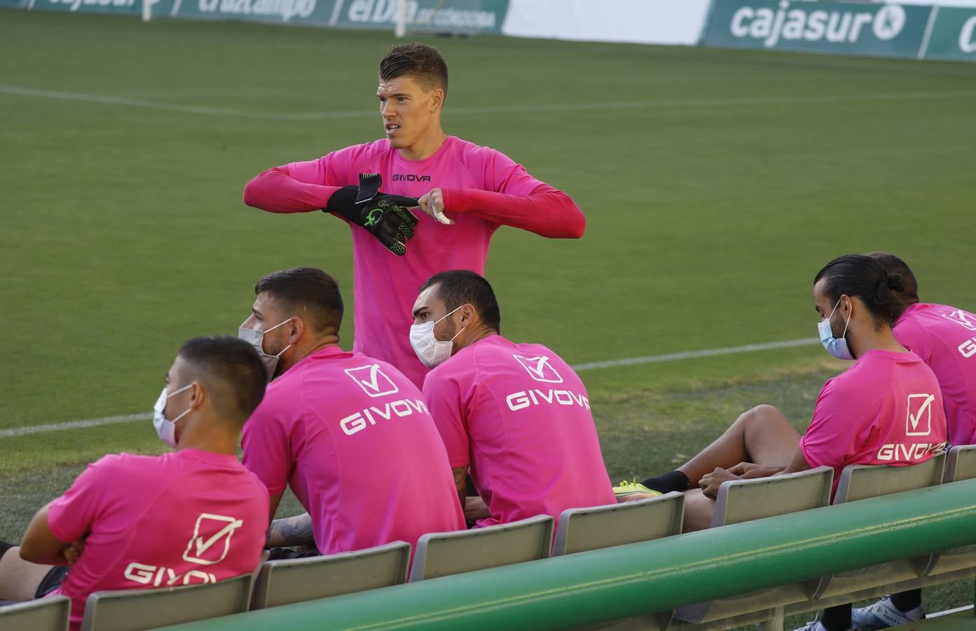 El partido de entrenamiento del Córdoba CF con el filial, en imágenes