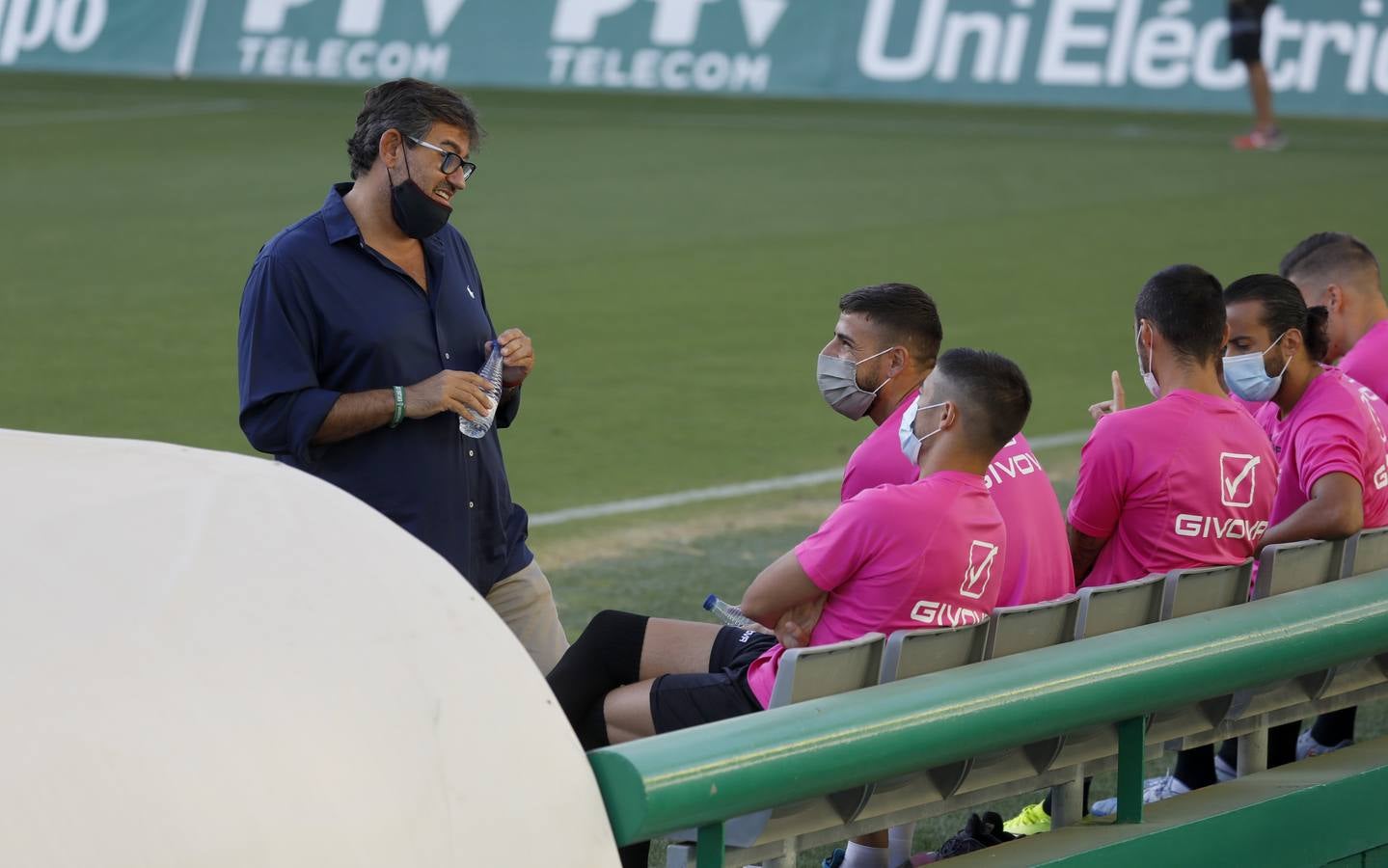 El partido de entrenamiento del Córdoba CF con el filial, en imágenes