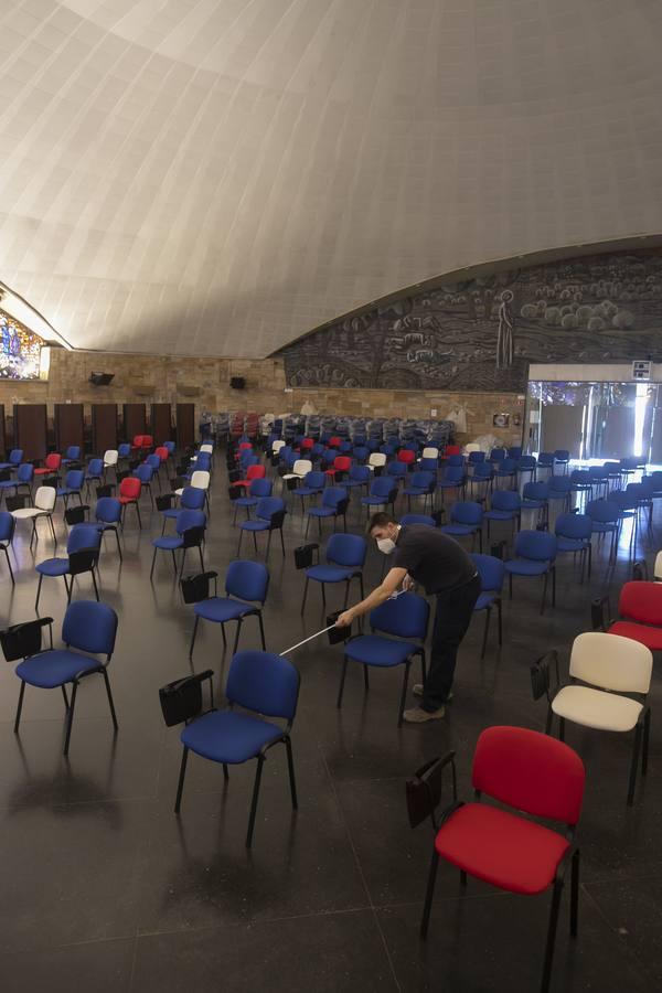 Los preparativos de la vuelta al campus universitario, en imágenes