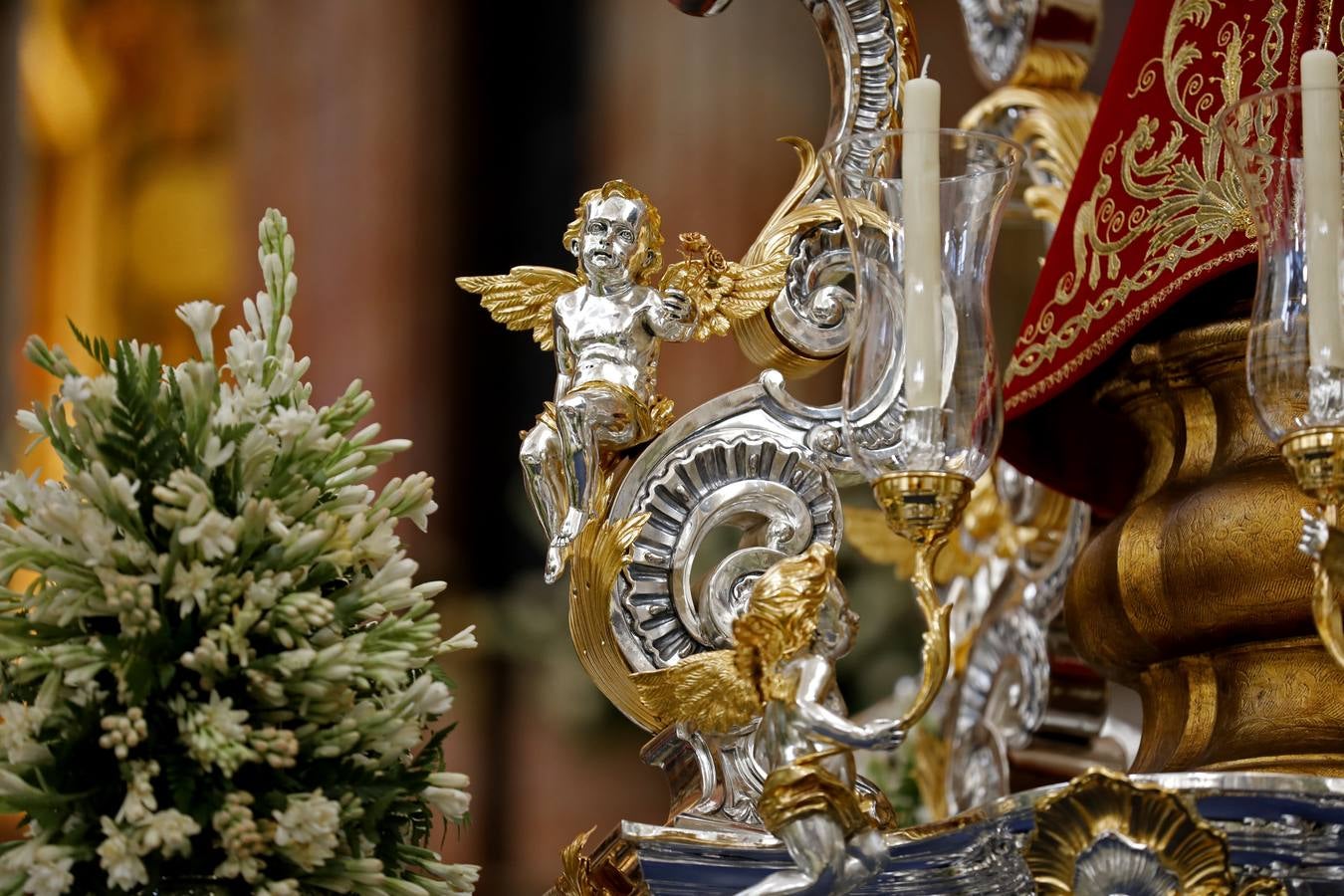 El nuevo de paso de la Virgen de la Fuensanta de Córdoba, en imágenes