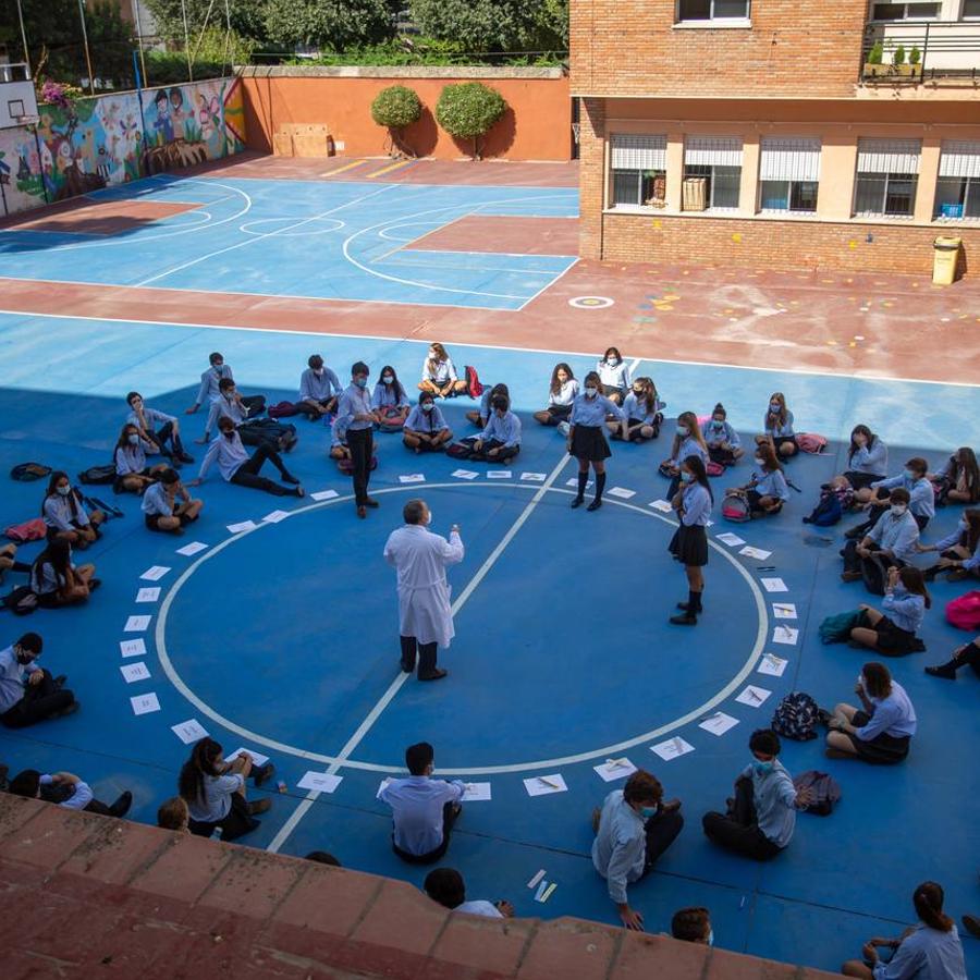 Vuelta a las clases en la educación privada de Sevilla