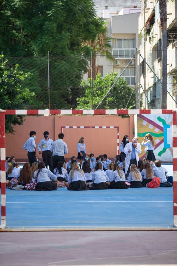 Vuelta a las clases en la educación privada de Sevilla