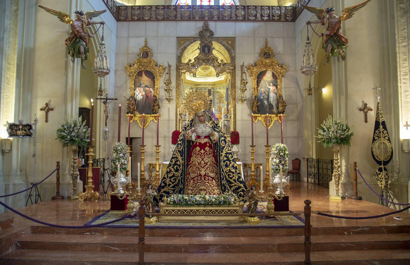 La Virgen de las Angustias de los Gitanos, en el día de la Natividad