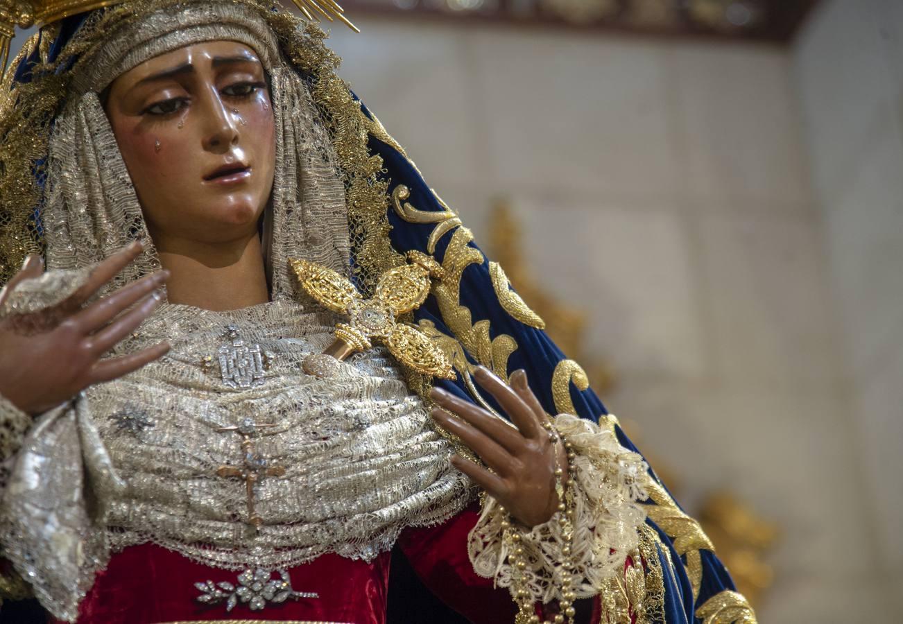 La Virgen de las Angustias de los Gitanos, en el día de la Natividad