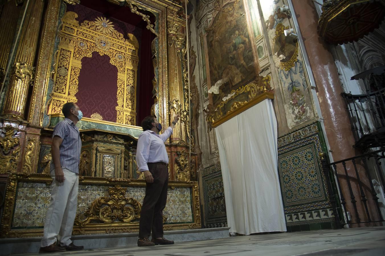 Las últimas imágenes antes de la restauración de la iglesia de Santiago